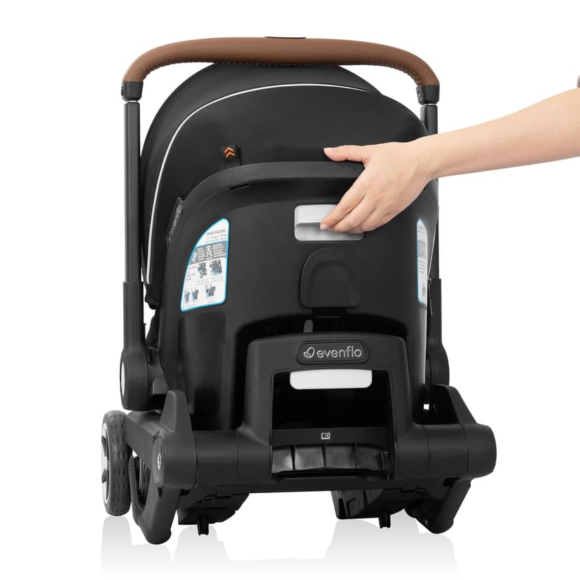 Evenflo Shyft DualRide Infant Car Seat Stroller Combo, Black
