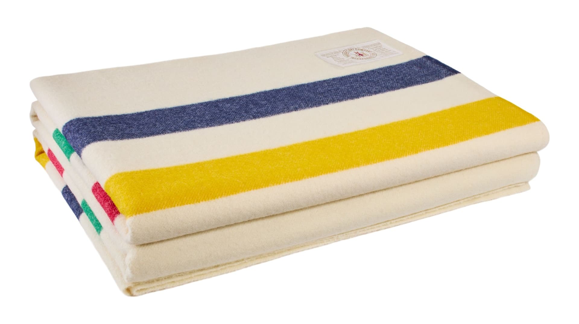 Hudson's Bay Stripes King Size Point Blanket, Multi-Coloured, 108-in x 100-in