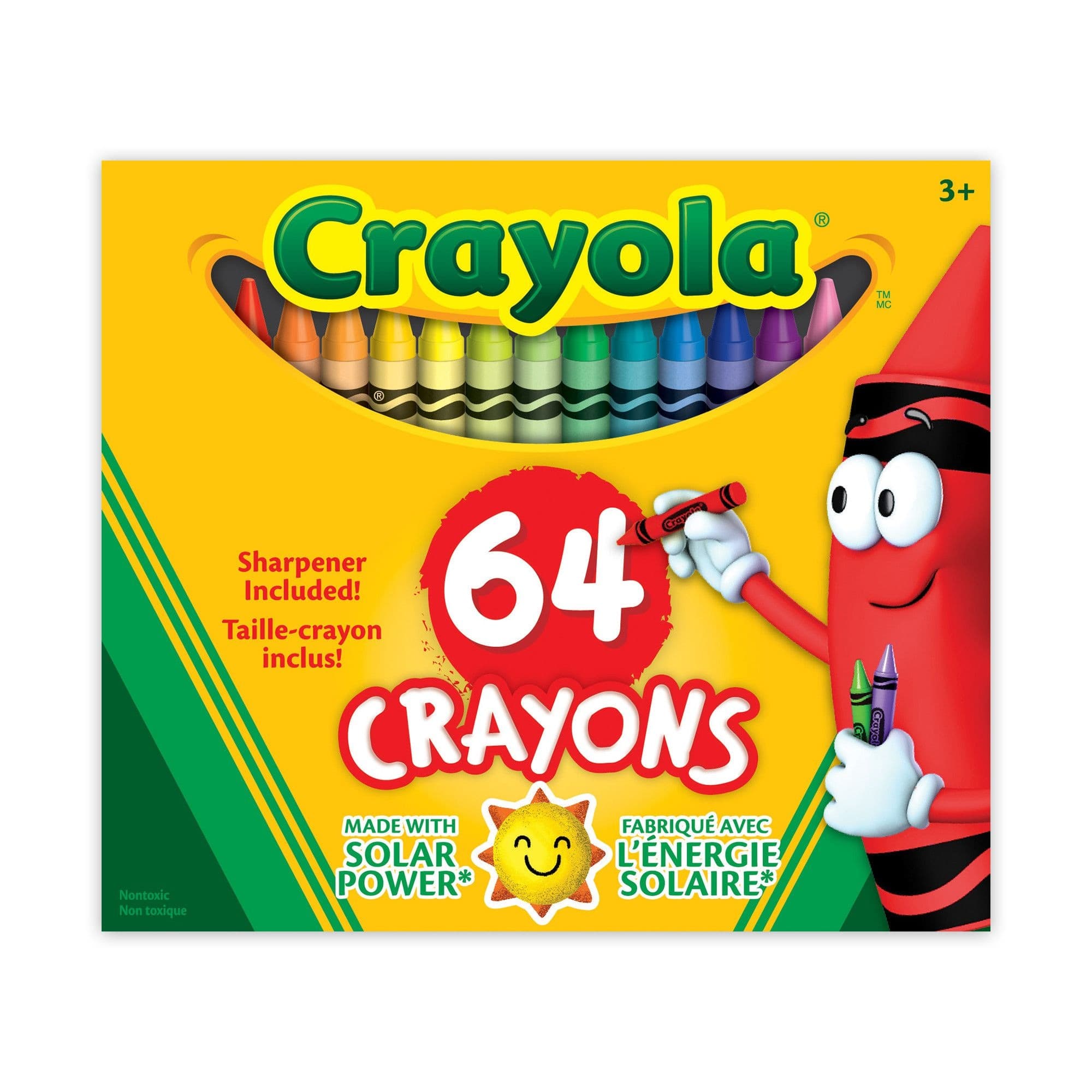 Crayola Crayons, 64 Pieces, Multicolour