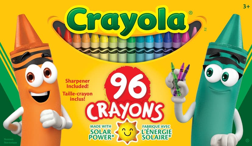 Crayola Crayons, 96 Pieces, Multicolour