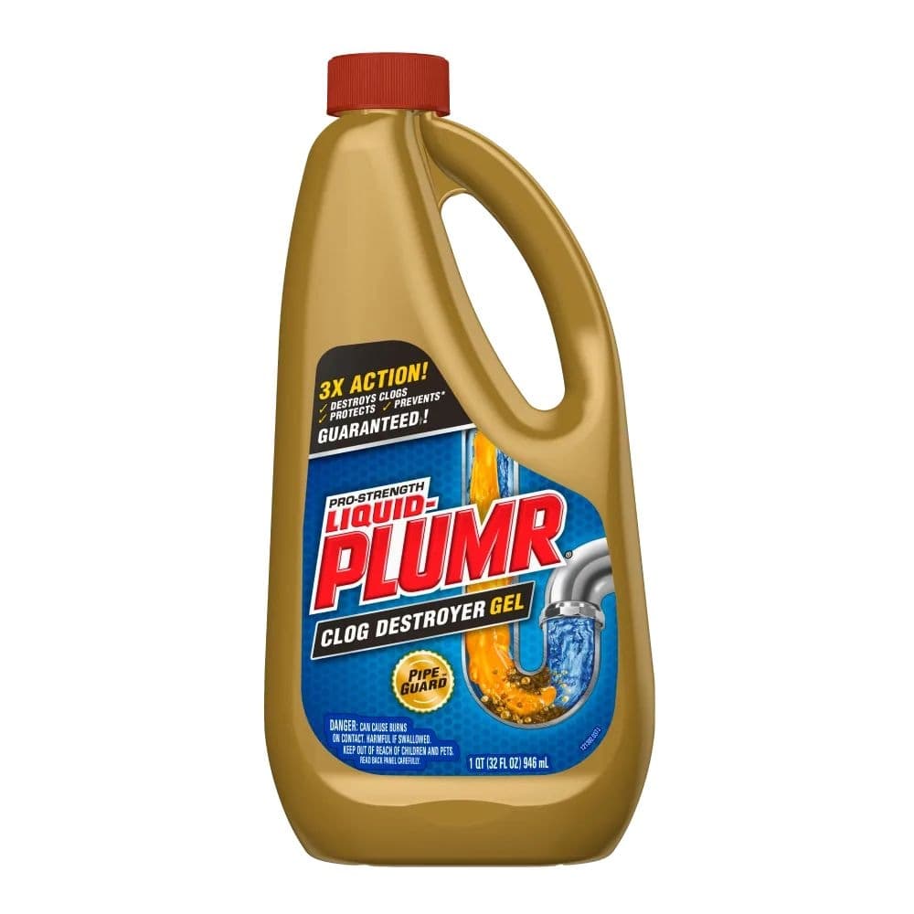 Liquid-Plumr® Pro Strength Kitchen Clog Destroyer Gel, Lemon Scent, 946-mL
