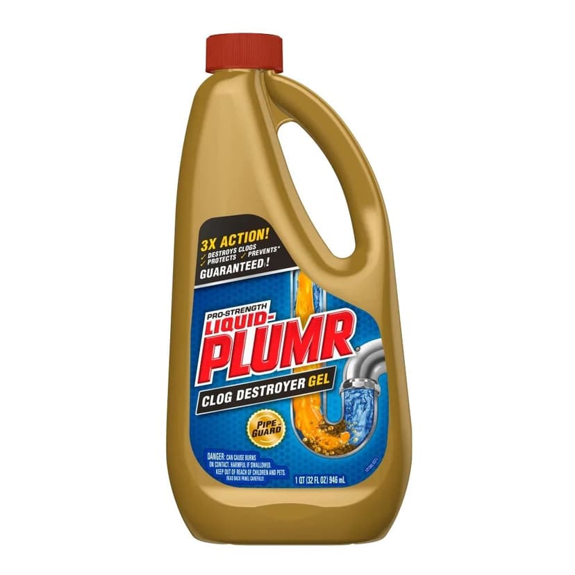 Liquid-Plumr® Pro Strength Kitchen Clog Destroyer Gel, Lemon Scent, 946-mL