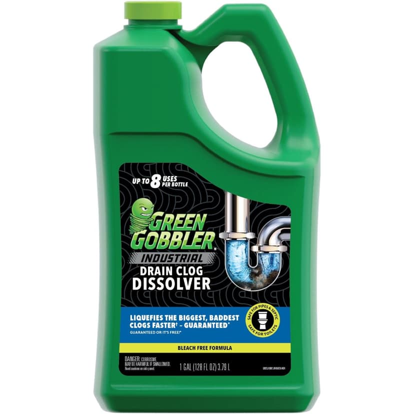 Green Gobbler Industrial Drain Clog Dissolver Gel, 3.78-L