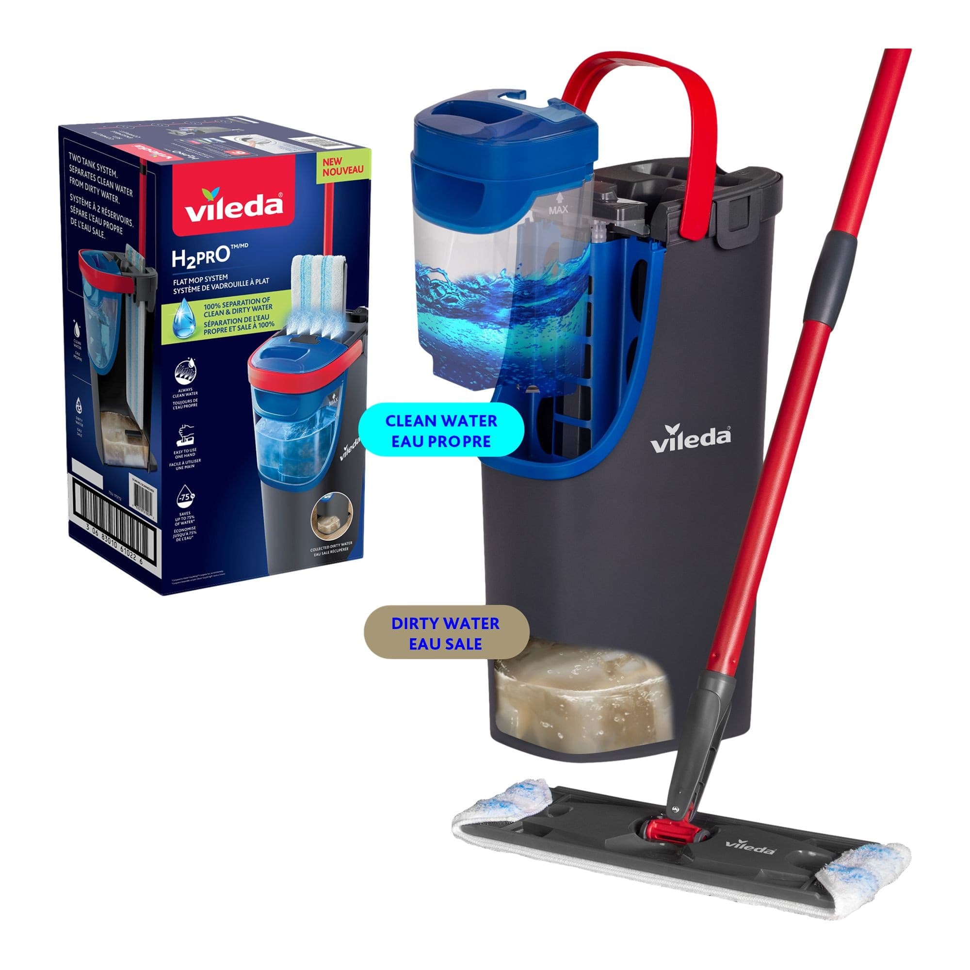 H2prO Flat Mop System