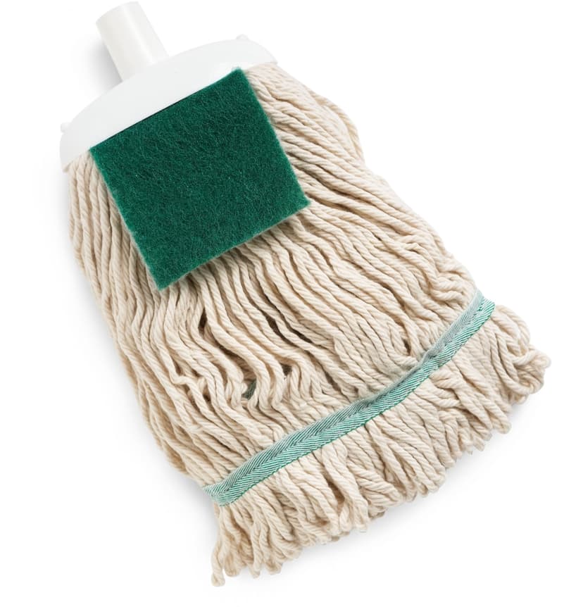 Libman Reusable Cotton Mop Refill with Scrub Pad, Jumbo