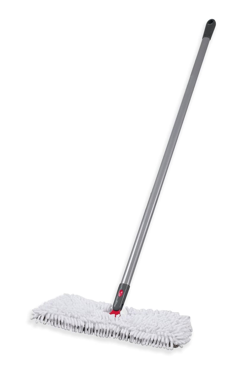 Rubbermaid 2-in-1 Microfibre Flat Mop, Dual-Sided for Mopping and Dusting
