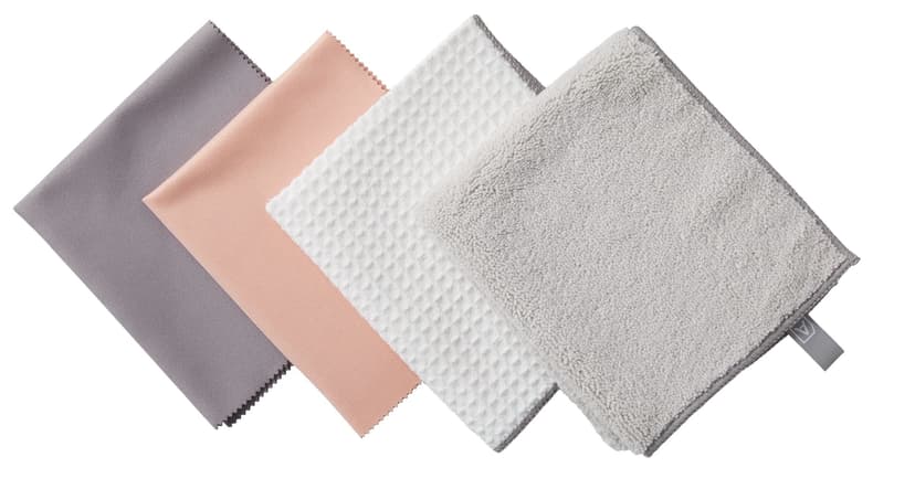 type A Microfibre Cloths, Assorted, 8-pk