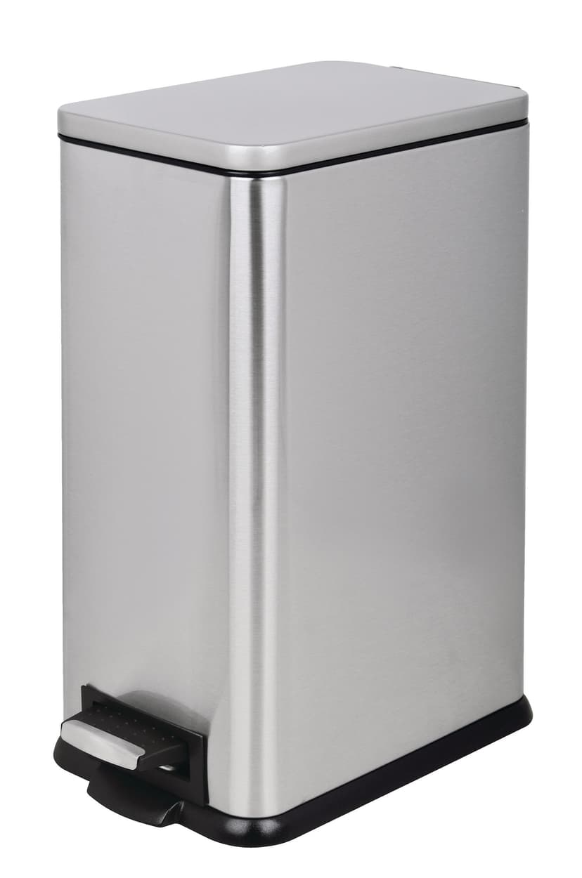type A Stainless Steel Step Rectangular Garbage Can, 15-L