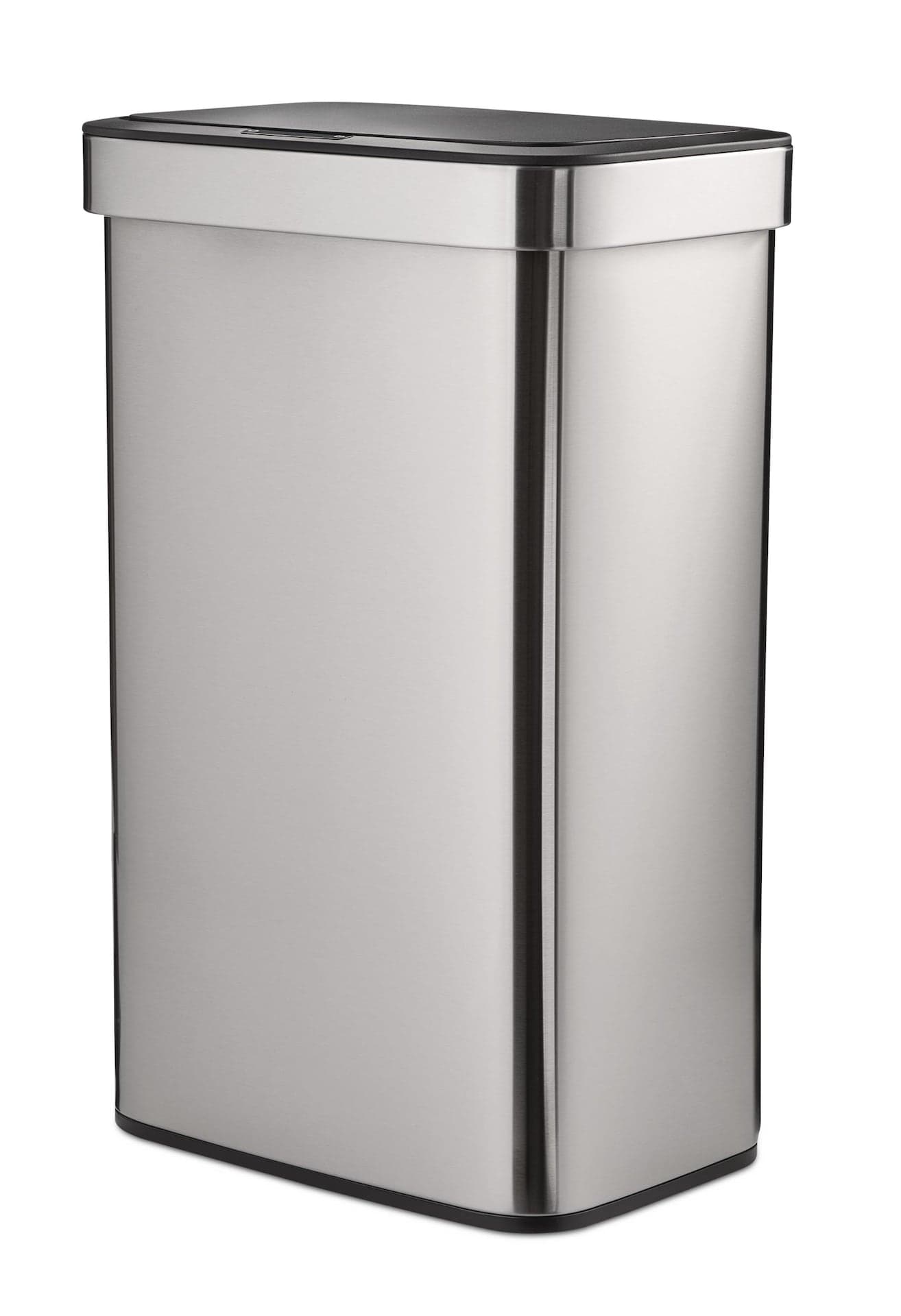 Type A Stainless Steel Rectangular Auto Indoor Refuse Bin with Resin Motion Sensor Lid, 50-L