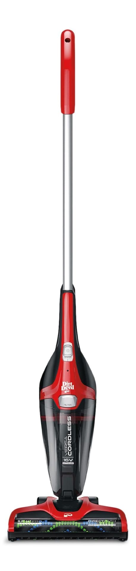 Dirt Devil Versa Cordless Stick Vacuum, Lightweight, Red