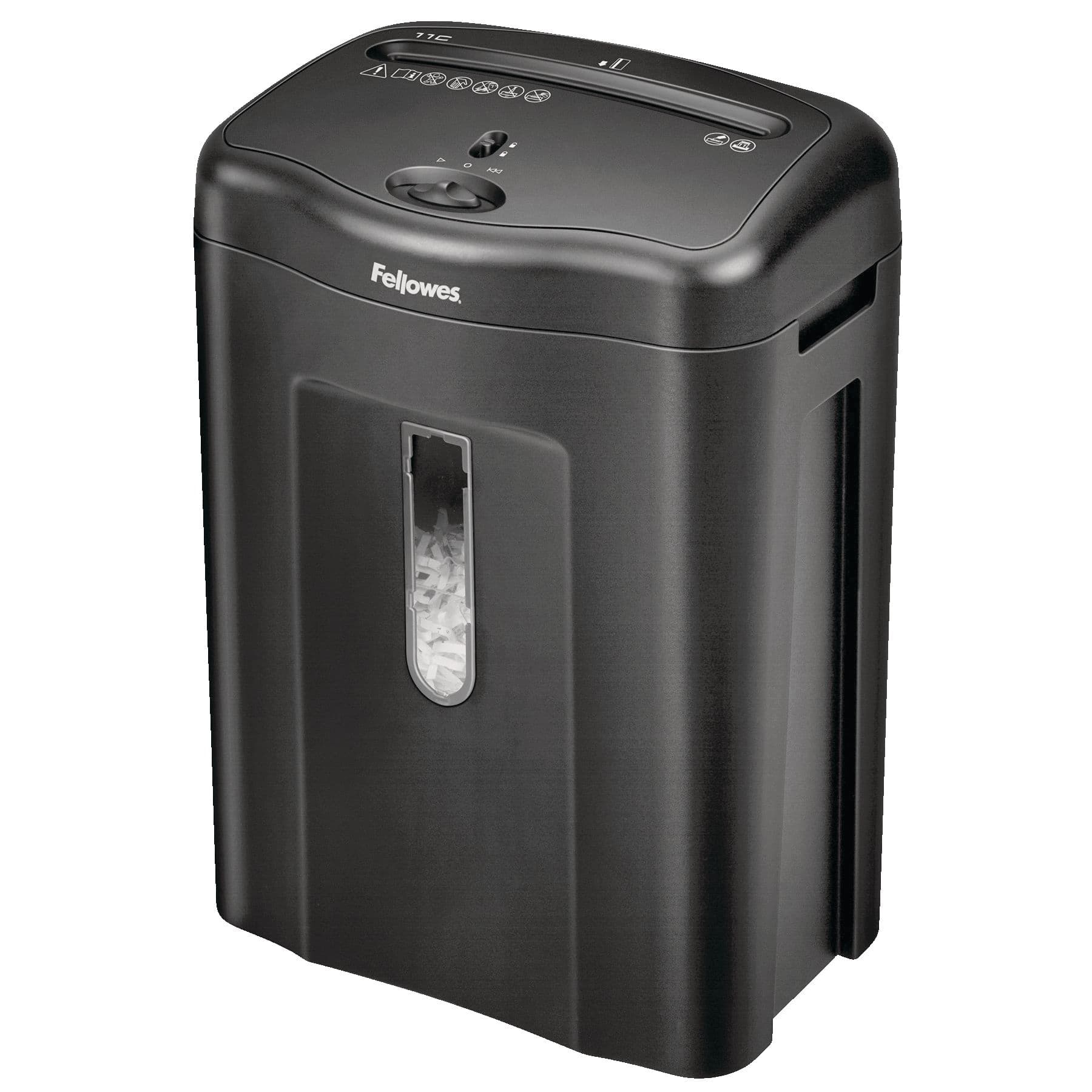 Fellowes Powershred Cross-Cut 11-Sheet Paper Shredder, Black