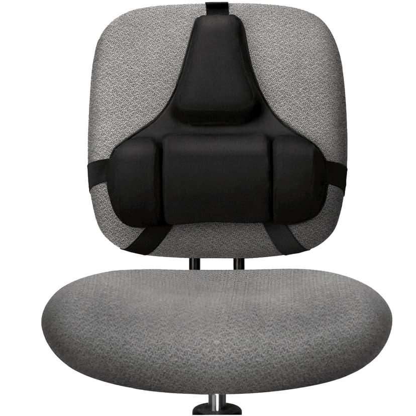 Fellowes Professional Series Back Support with Microban® Protection, Black