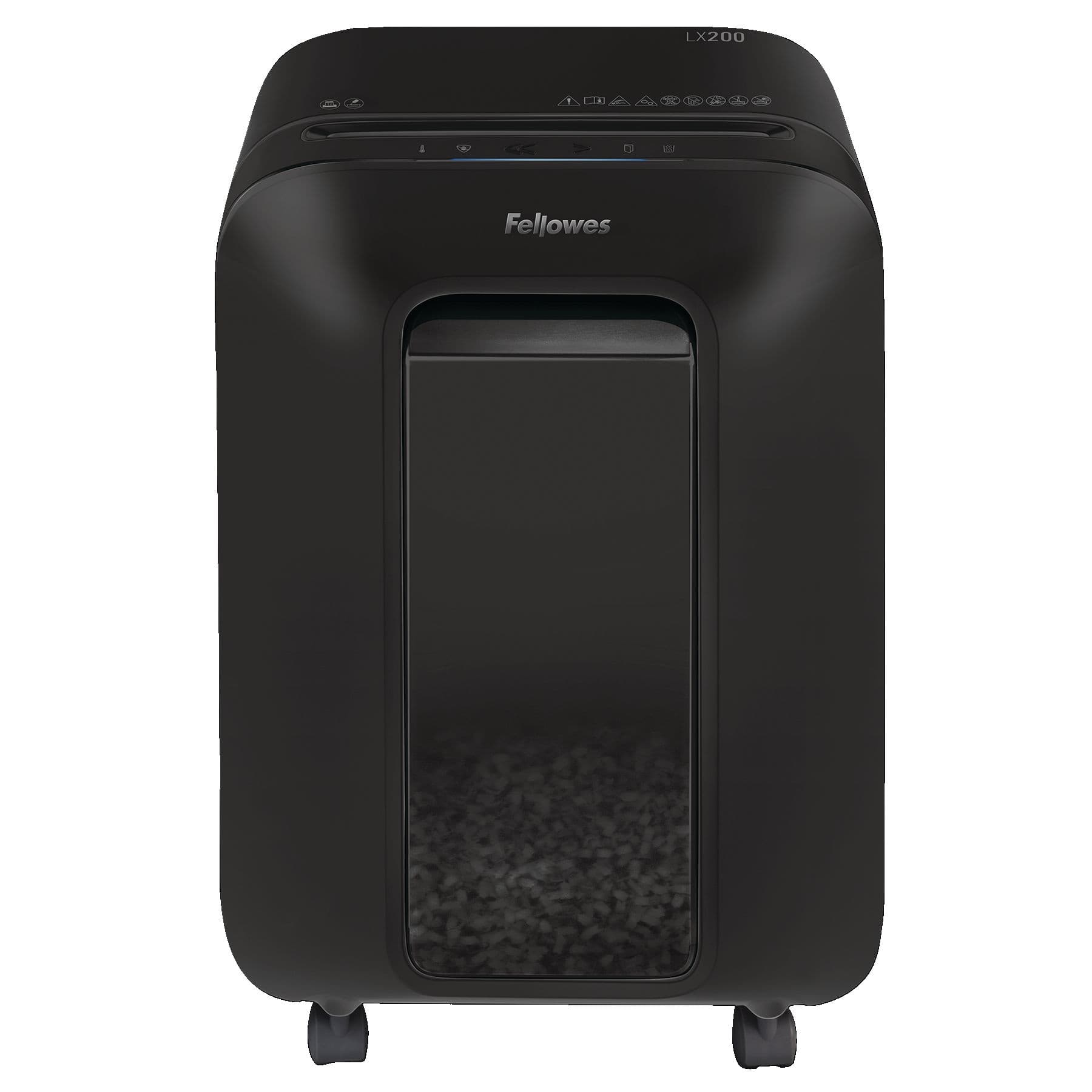 Fellowes Powershred LX200 Micro-Cut 12-Sheet Paper Shredder, Black
