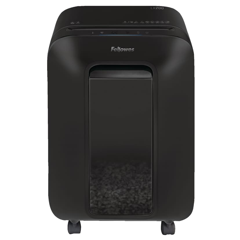 Fellowes Powershred LX200 Micro-Cut 12-Sheet Paper Shredder, Black