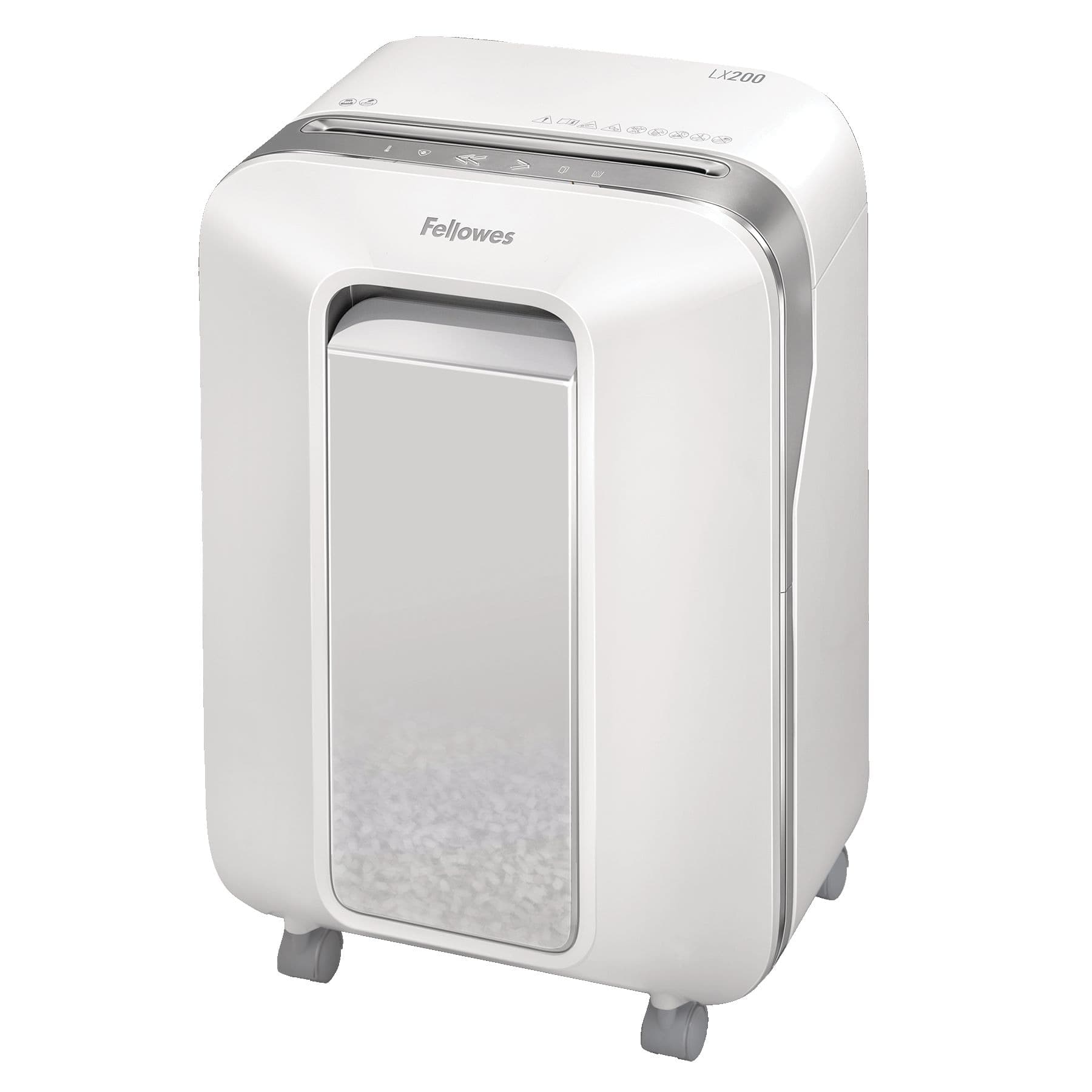 Fellowes 12 Sheet Powershred LX200 Micro Cut Shredder, White