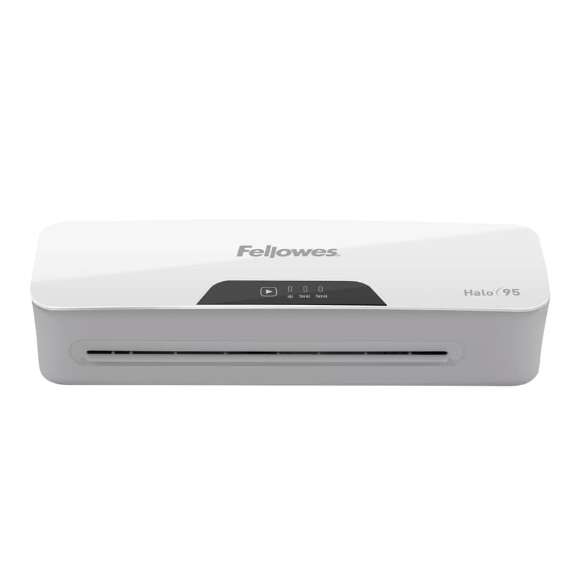 Fellowes Halo 95 Laminator with Pouch Starter Kit, 9.5-in, White