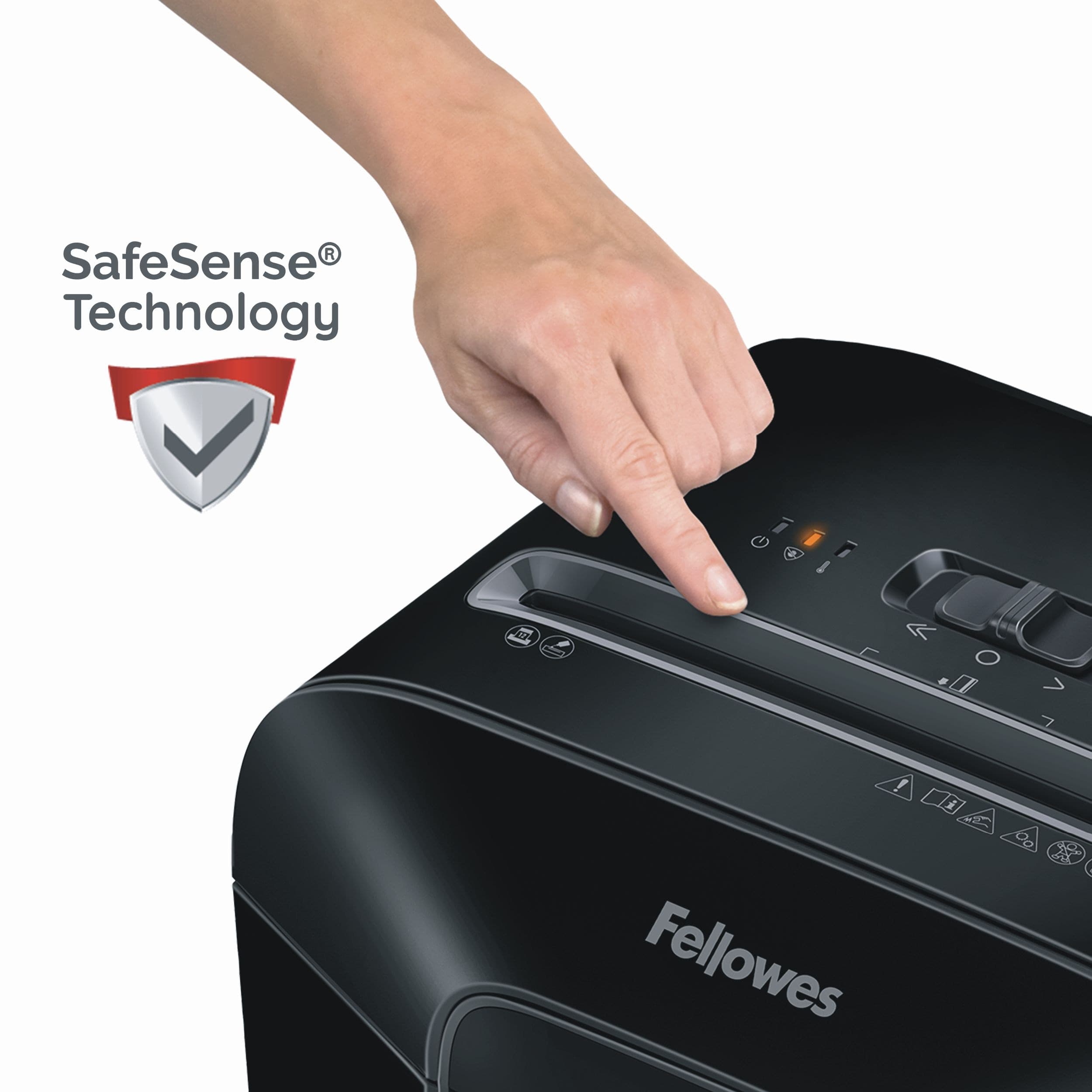 Fellowes Powershred LX85 Cross-Cut 12-Sheet Paper Shredder, Black