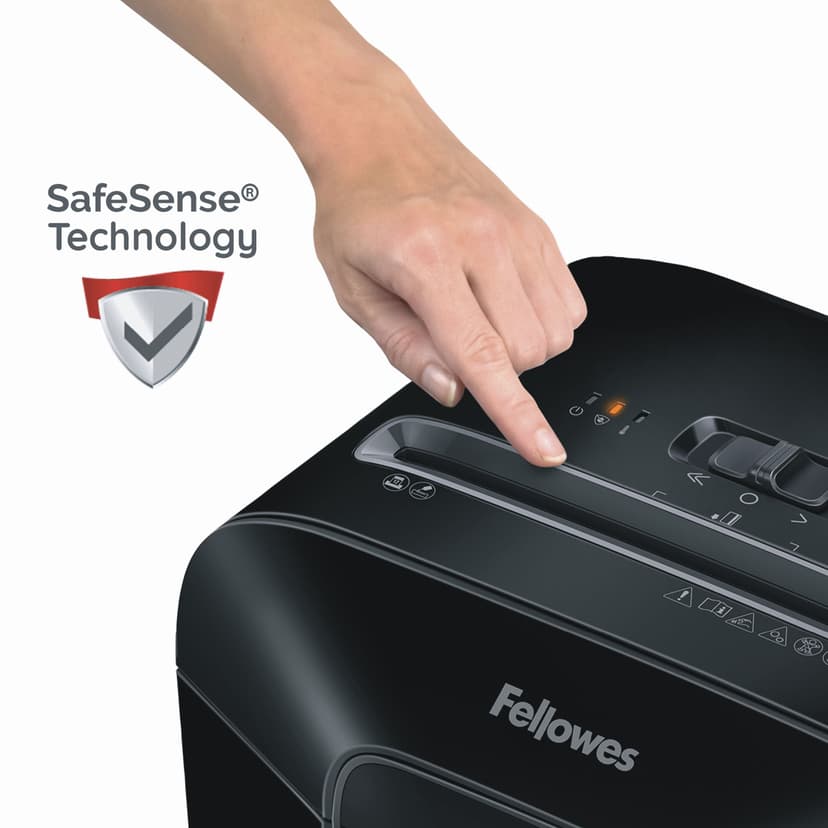 Fellowes Powershred LX85 Cross-Cut 12-Sheet Paper Shredder, Black
