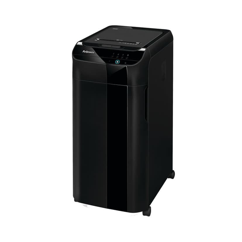 Fellowes AutoMax 350C Auto Feed Cross-Cut 350-Sheet Shredder, Black