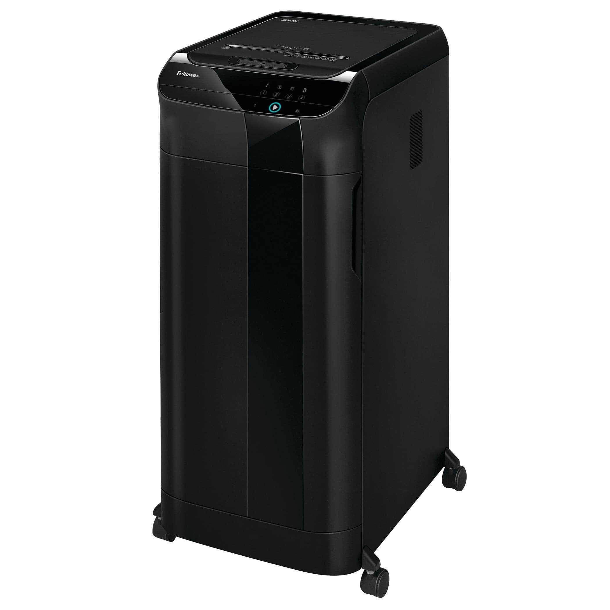Fellowes AutoMax 600M Auto Feed Micro-Cut 600-Sheet Paper Shredder, Black