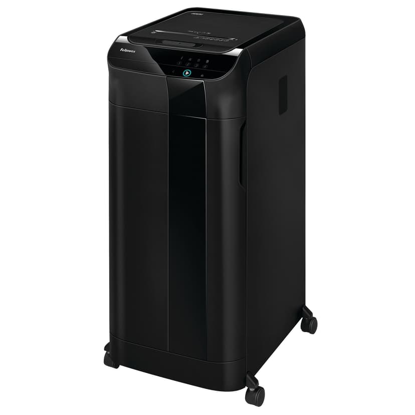 Fellowes AutoMax 600M Auto Feed Micro-Cut 600-Sheet Paper Shredder, Black