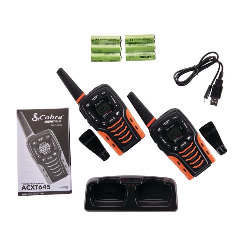 Cobra AXCT645 Two-Way Radio, 2-pk