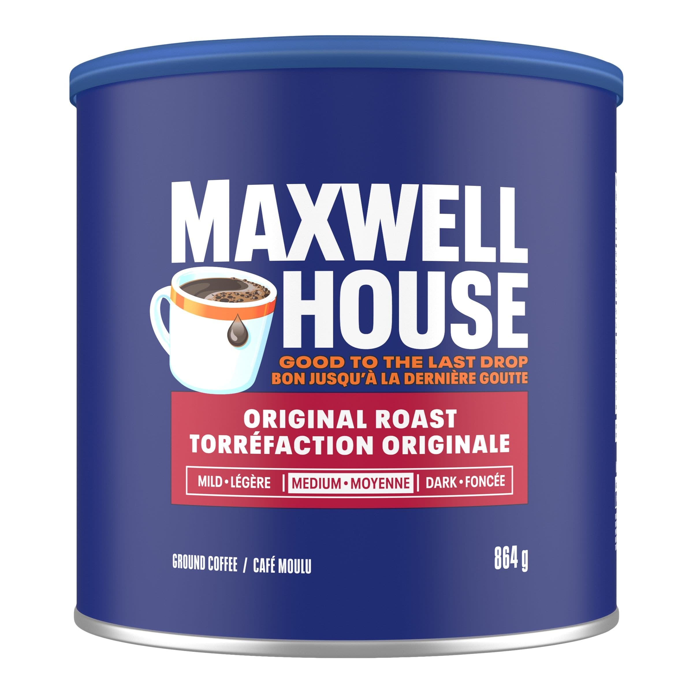 Maxwell House Coffee, Original Roast Pure Ground, 864-g