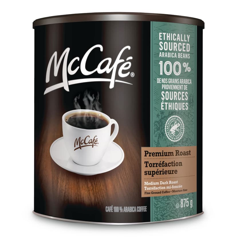 McCafe Coffee Premium Medium Dark Roast, 875-g