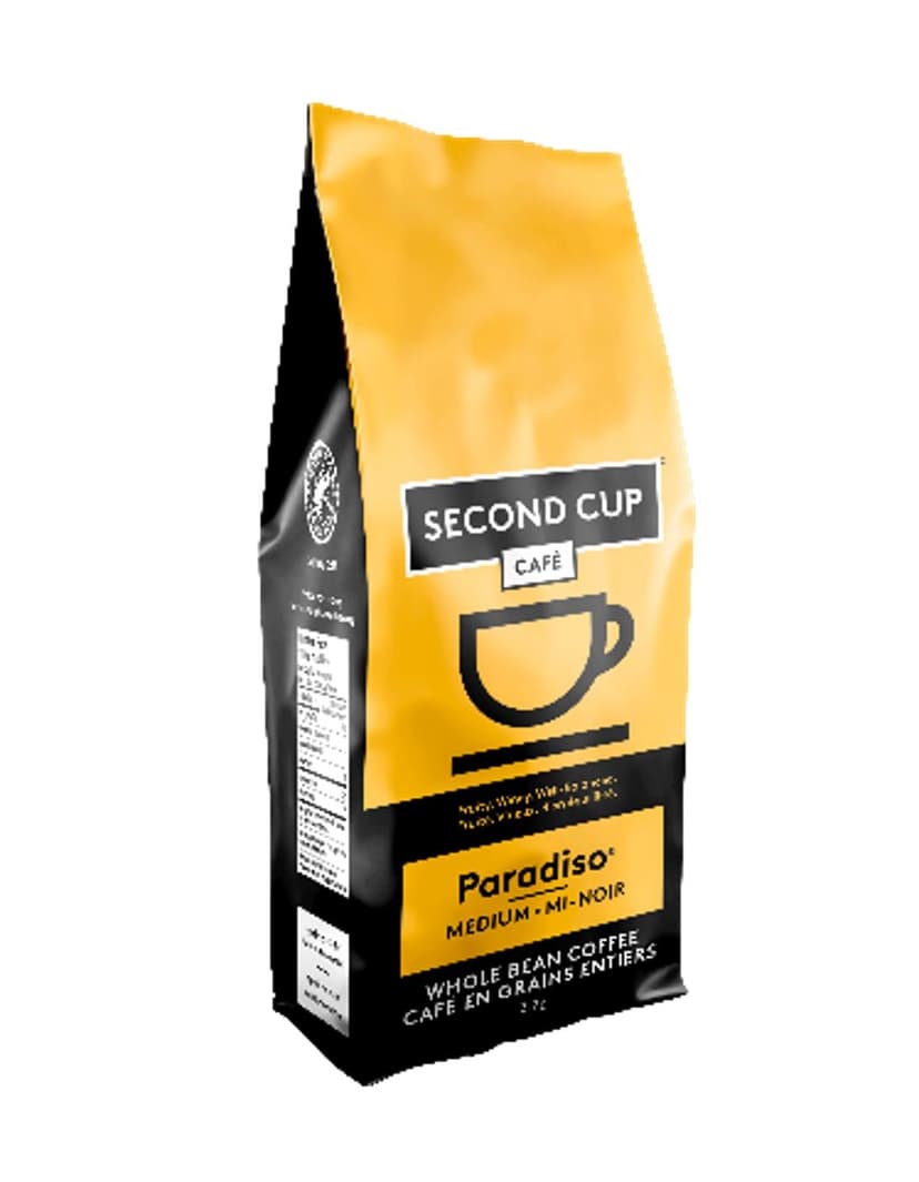 Second Cup Paradiso Medium Roast Whole Bean Coffee, 312-g