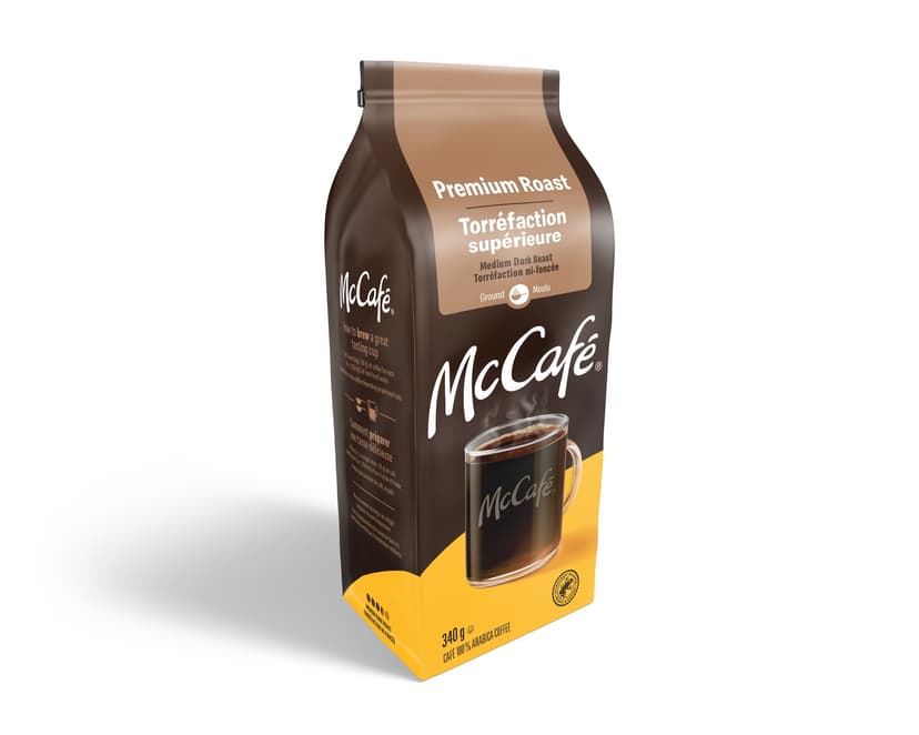 McCafe Premium Medium Dark Roast, Ground Coffee, 340-g