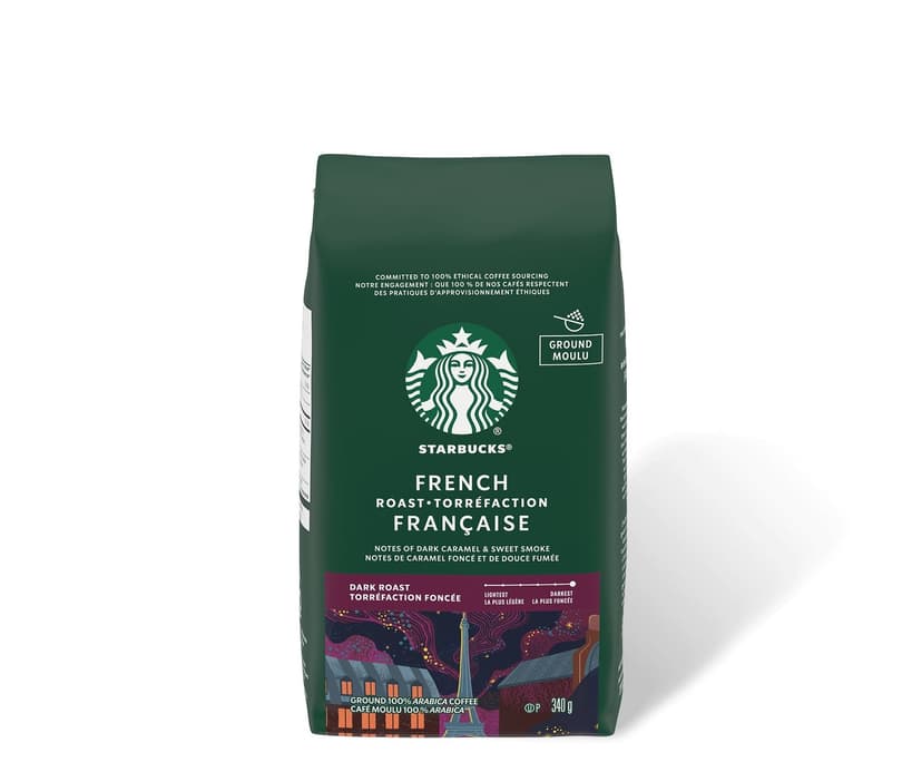 Starbucks French Roast Ground Coffee, 340-g