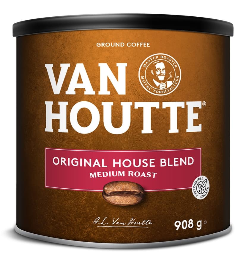 Van Houtte Original House Blend, Medium Roast, Ground Coffee, 908-g
