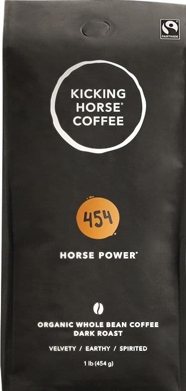 Kicking Horse Coffee Horse Power Dark Roast Whole Bean, 454-g