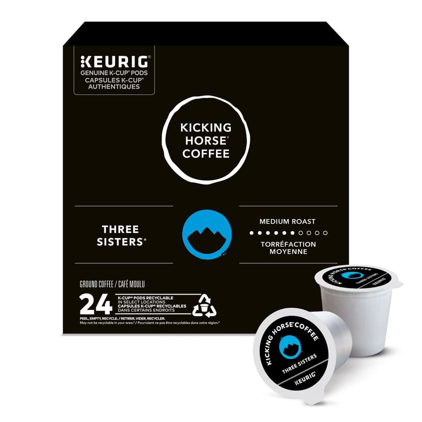 Kicking Horse Three Sisters K-Cup Coffee Pods, 24-pk