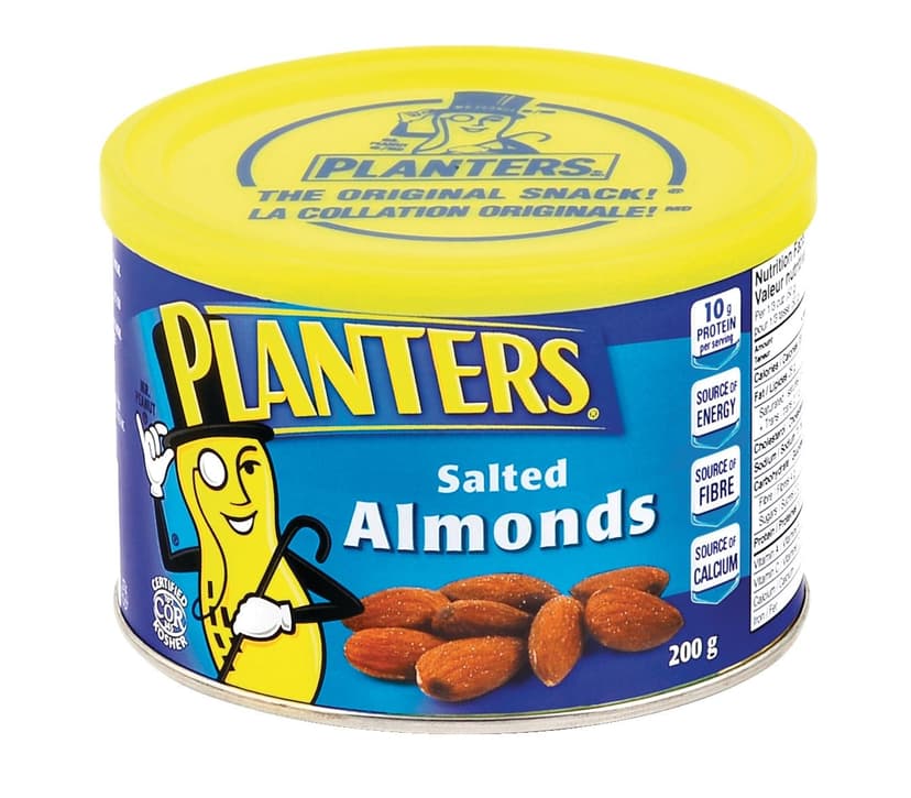 Planters Salted Almonds Tin, 200-g
