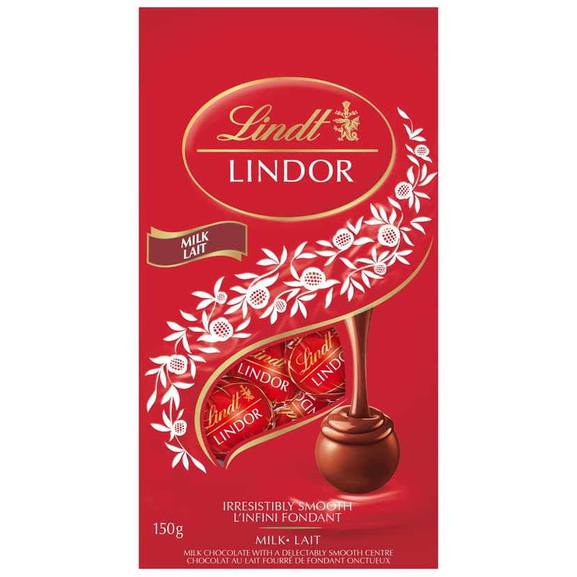 Lindt Lindor Milk Chocolate, 150-g