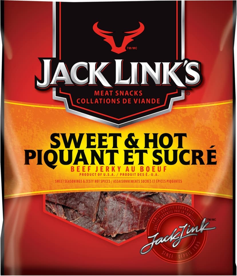 Jack Link's Seet & Hot Beef Jerky, 80-g