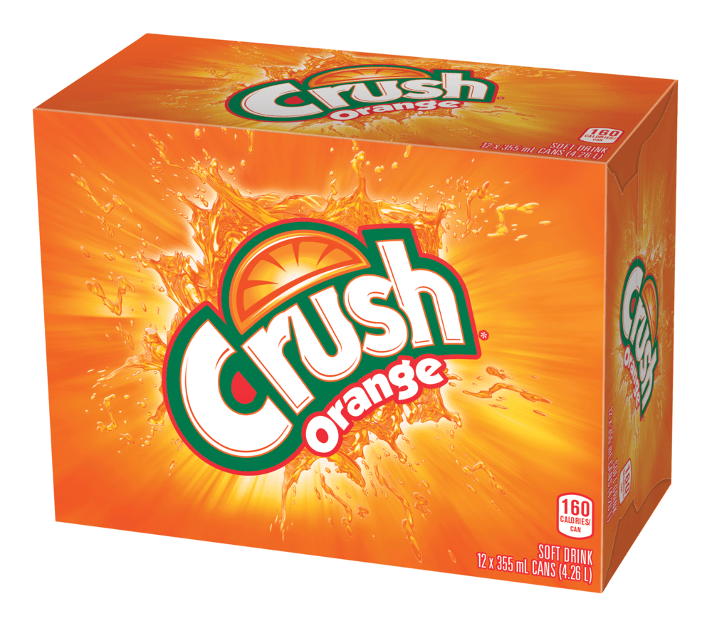 Crush Orange Soda, 12 x 355-ml