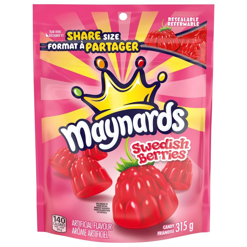 Maynards Swedish Berries Candy, 315-g