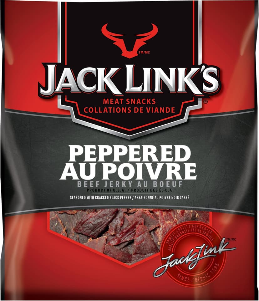 Jack Link's Peppered Beef Jerky, 80-g