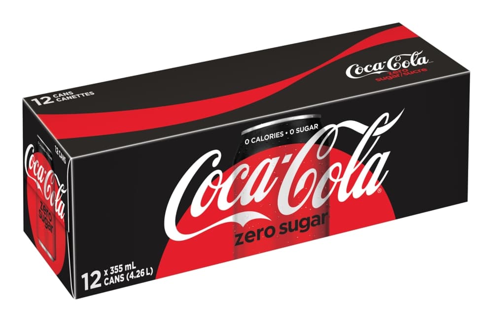 Coca-Cola Zero, 12 x 355-ml