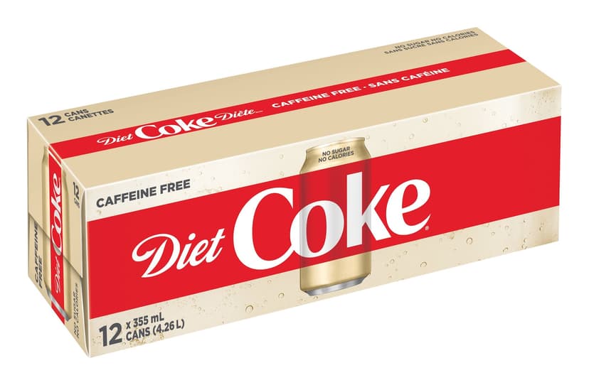 Diet Coke Caffine Free Soda, 12 x 355-ml