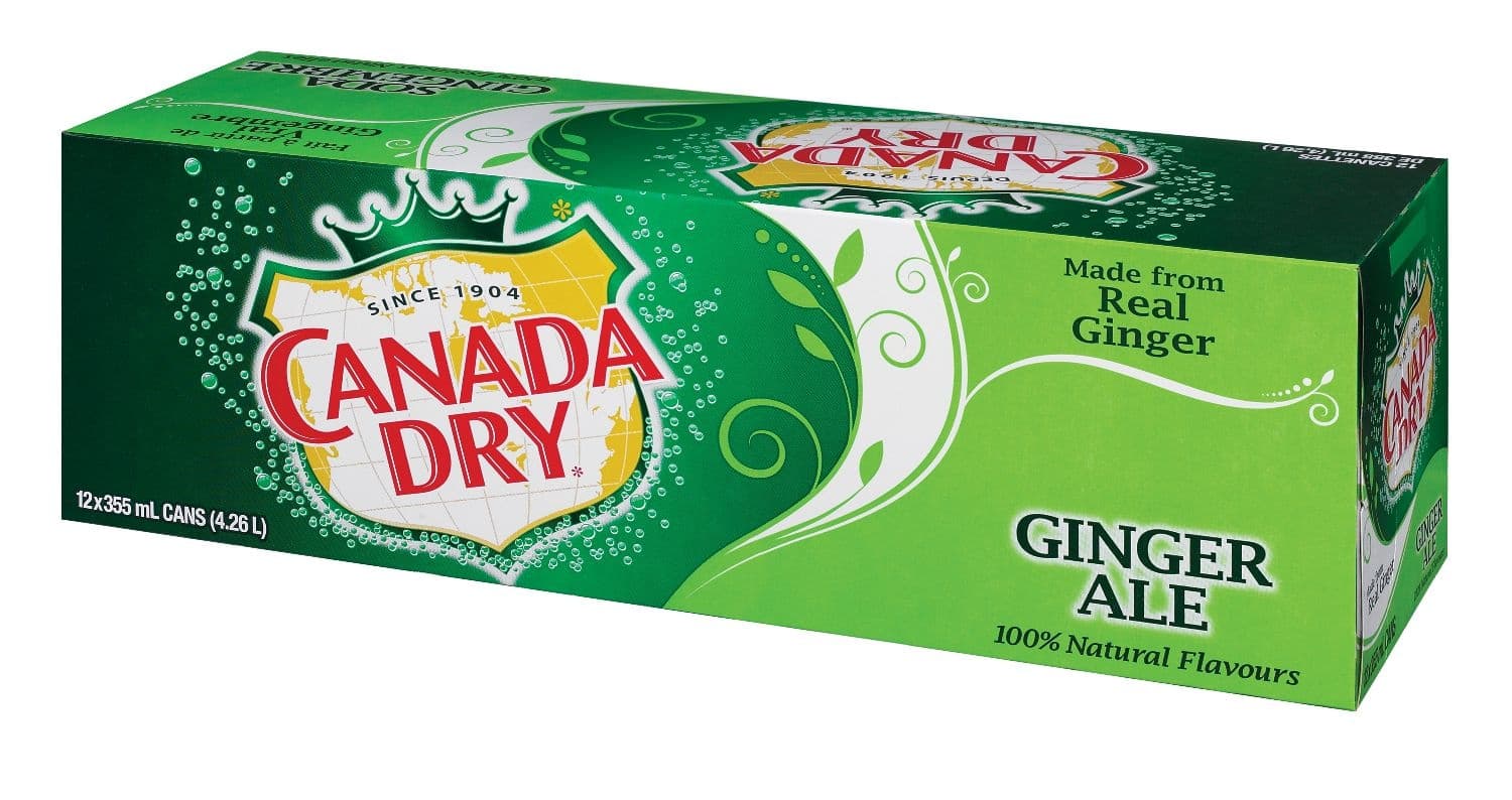 Canada Dry Ginger Ale, 12 x 355-ml