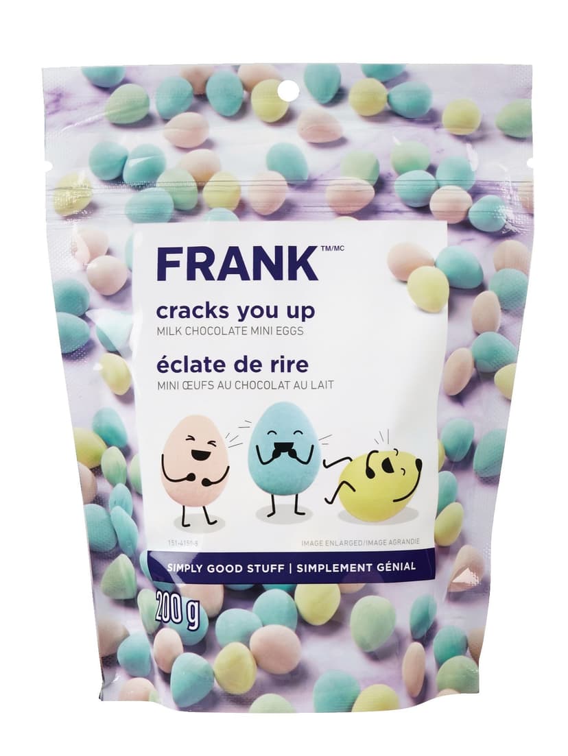 FRANK Milk Chocolate Mini Eggs, 200-g