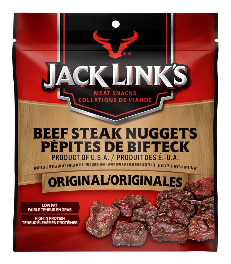 Jack Link's Original Beef Steak Nuggets, 81-g