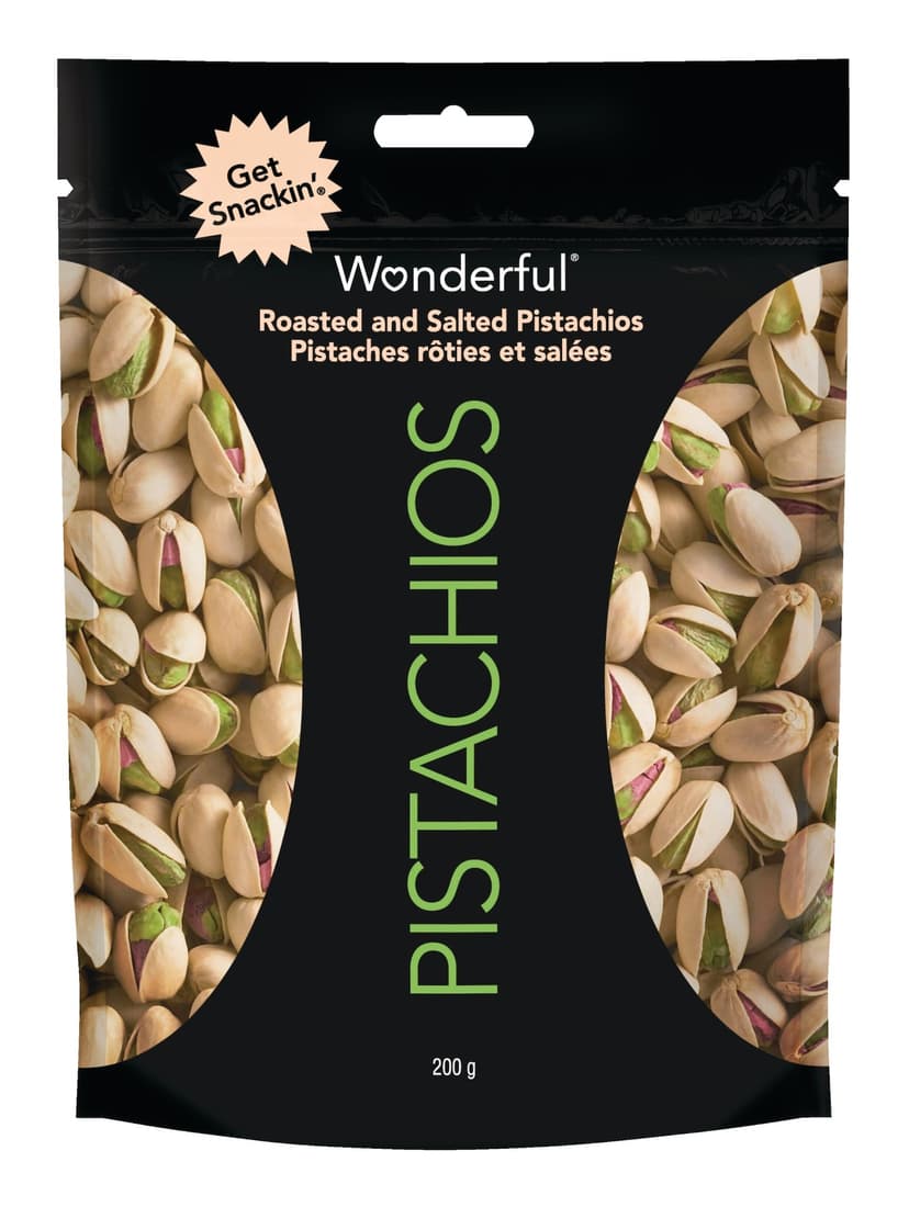 Wonderful Pistachios Roasted & Salted In-Shell Pistachios, 200-g