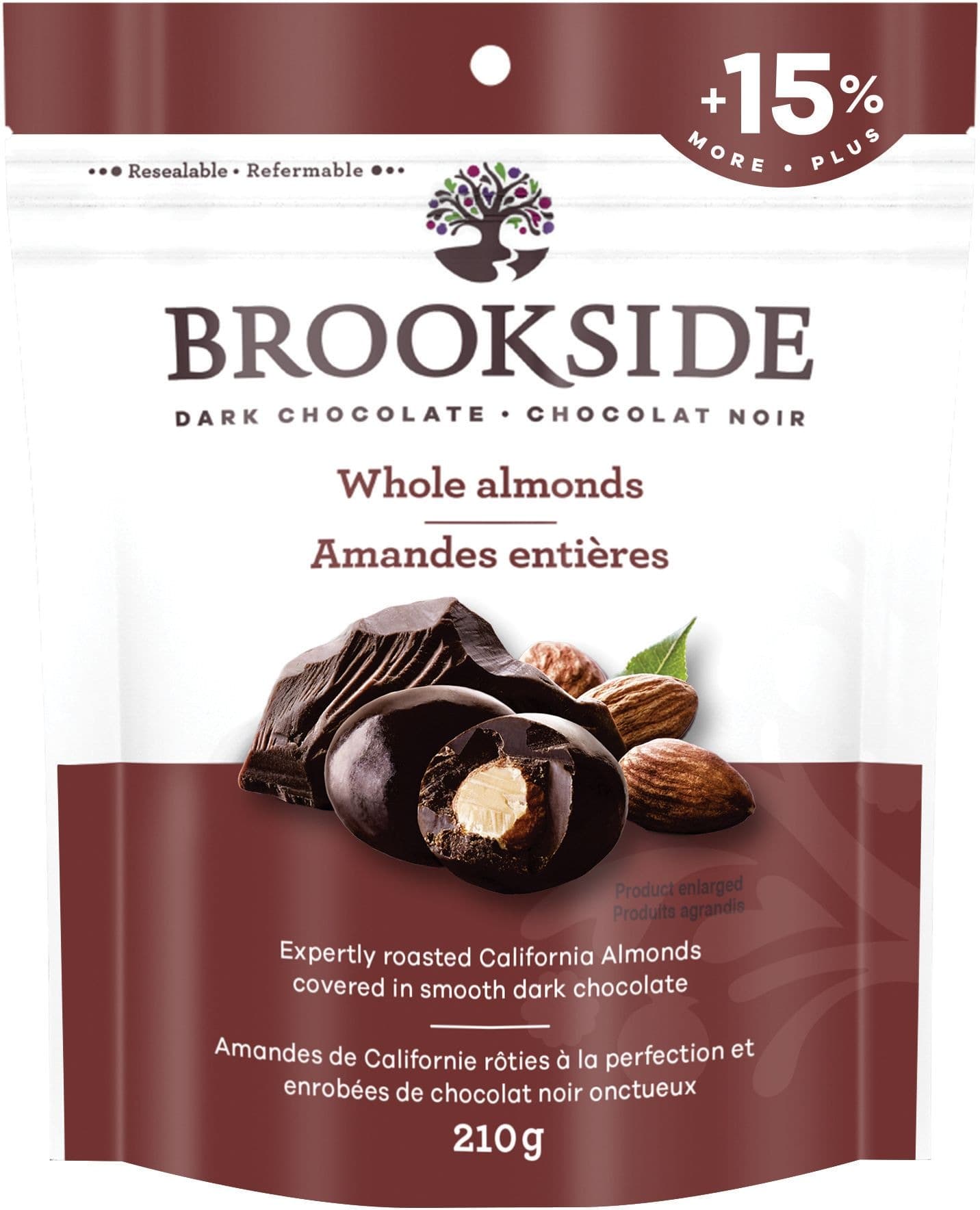 Brookside Dark Chocolate Almonds, 210-g