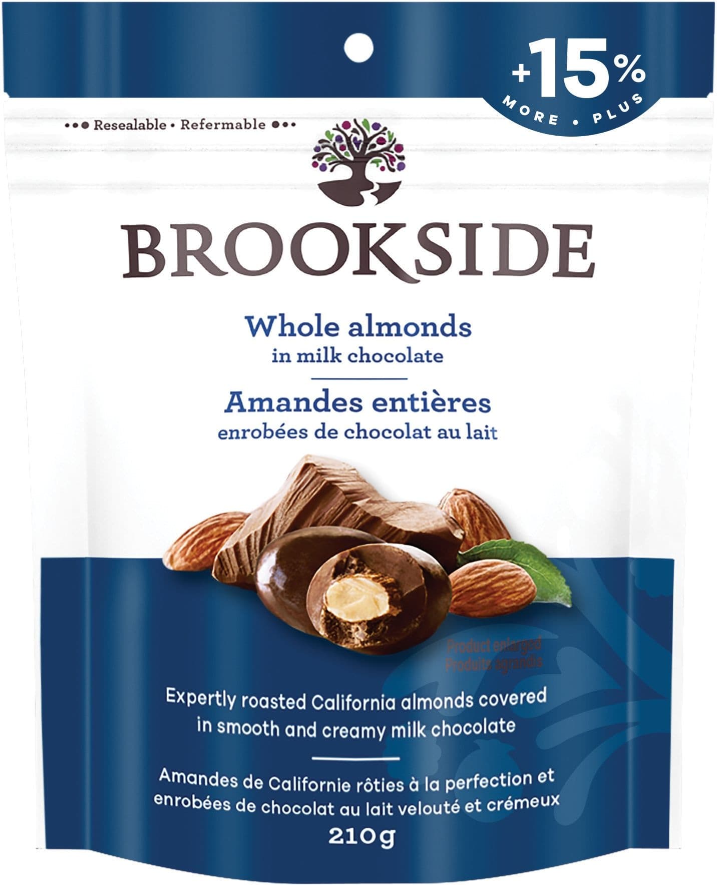 Brookside Milk Chocolate Almonds, 210-g
