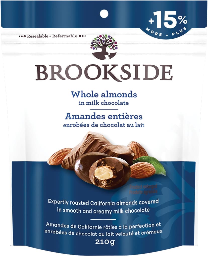 Brookside Milk Chocolate Almonds, 210-g