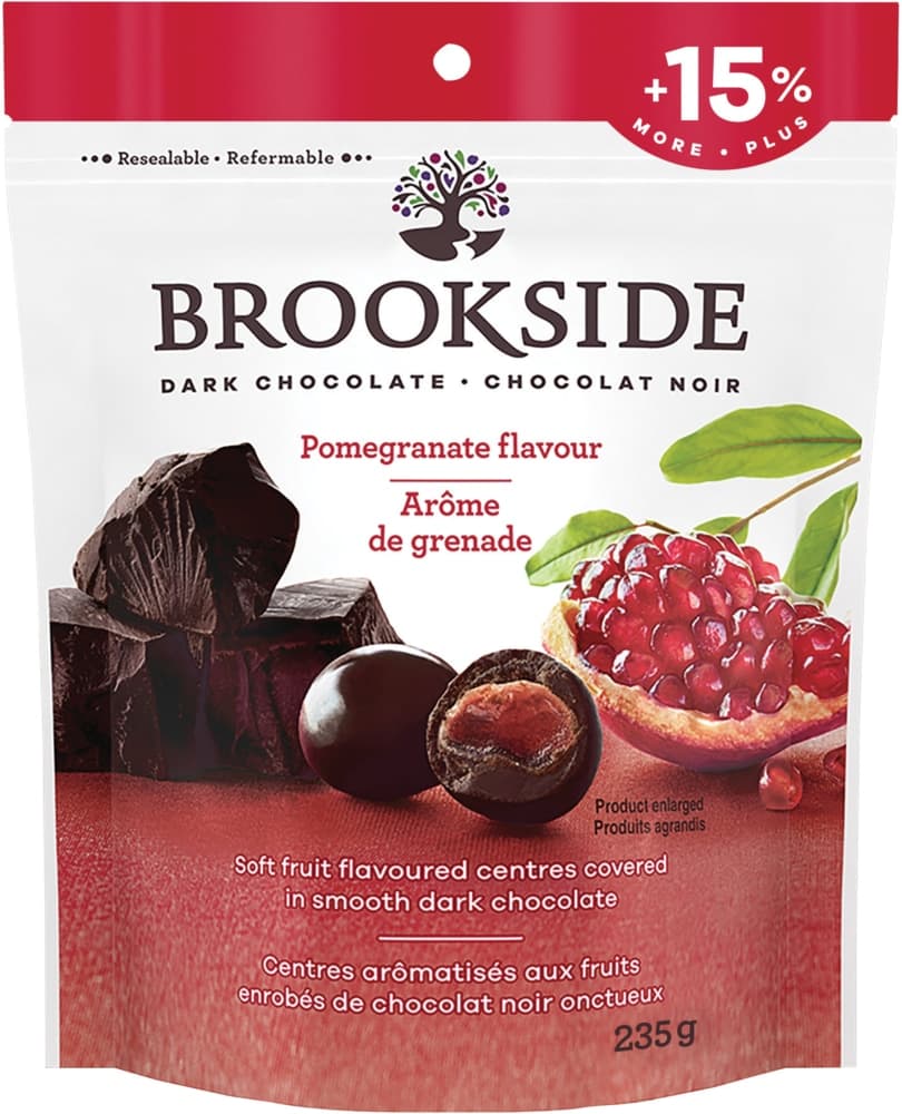 Brookside Dark Chocolate Pomagranate, 235-g